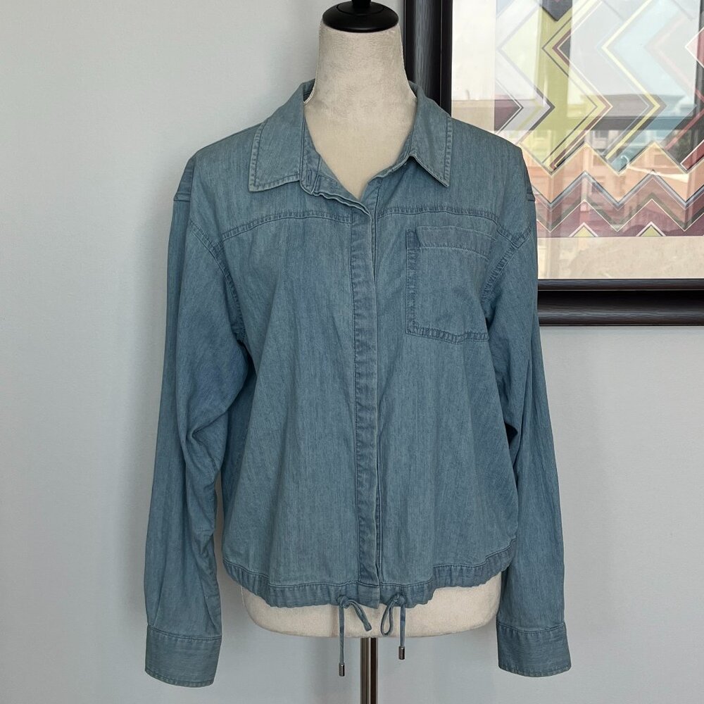 Calvin Klein Denim Blue Shirt/Lightweight Jacket M